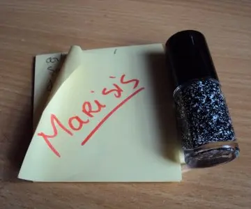 top coat noir et blanc, Maybelline