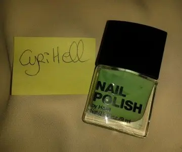 vernis vert mint, H&M