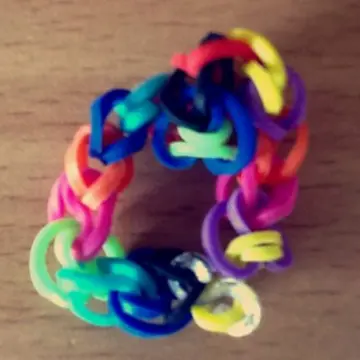 bracelet multicouleur, taille unique., Fat main