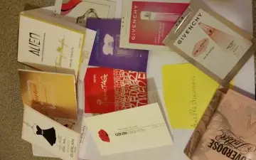 Lot d'échantillons de parfums, Thierry Mugler