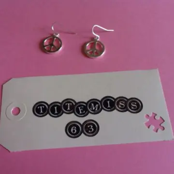 Boucles d'oreille peace, Claire's