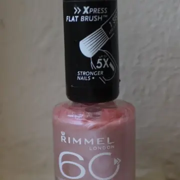 Vernis rose pailleté, Rimmel