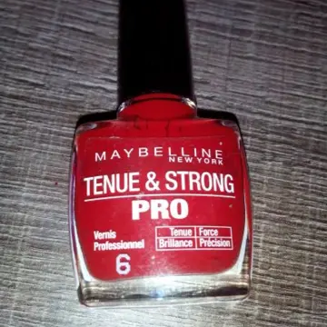 vernis a ongles rouge, Gemey Maybelline