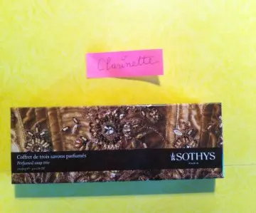 Coffret de trois savons parfumés, Sothys