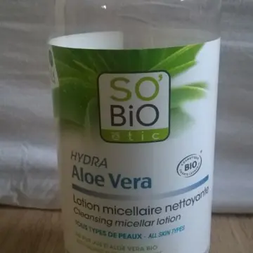 Lotion micellaire nettoyante à l'aloe vera., SO'BiO étic
