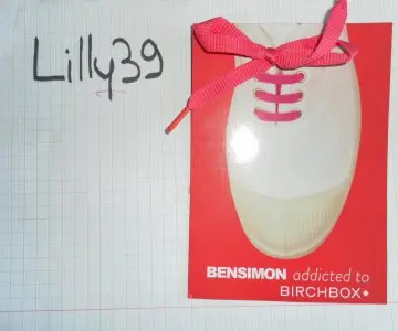 lacets rose Bensimon, Birchbox