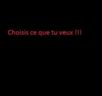 Choisis ce que tu veux :), Carole Franck