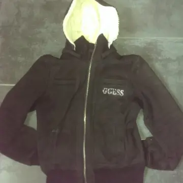 Veste noir en coton GUESS, Guess