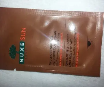 Nuxe sun: échantillon, émulsion fondante auto br, Nuxe