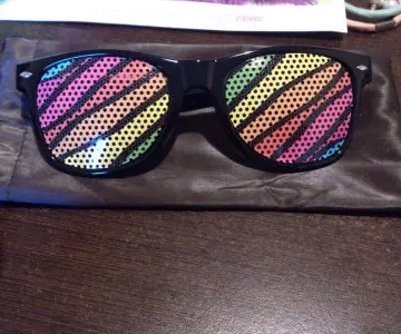 Lunettes zèbre multicolore, Nunettes