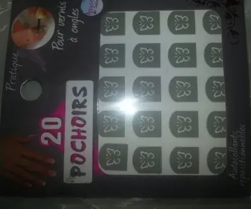 20 pochoirs ongles, Inconnue
