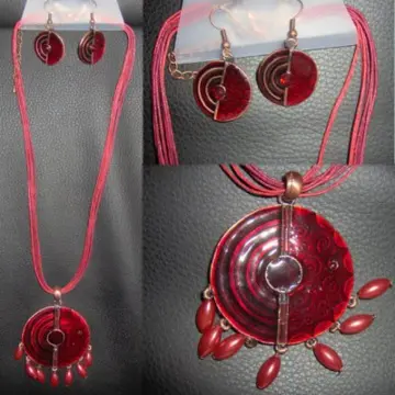 Collier et boucles d'oreilles, Eva jewels