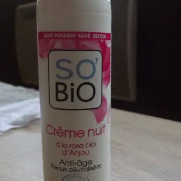 Crème nuit anti âge, SO'BiO étic