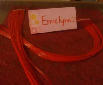 Extensions à clip  Mèches rouges, Inconnue