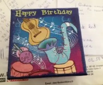 Boite happy birthday, Inconnue