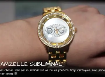 MONTRE D&G Doré neuve, Dolce & Gabbana