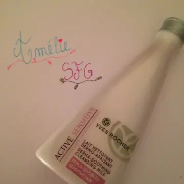 Lait nettoyant dermo apaisant, Yves Rocher