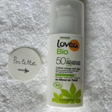 Crème visage solaire anti âge, Lovea