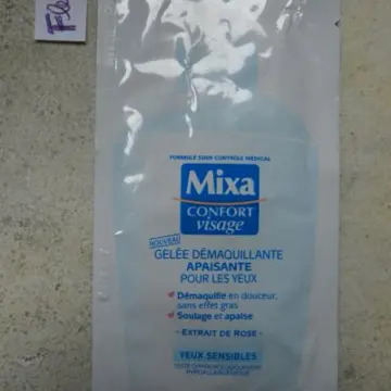 Gelée démaquillante apaisante pour les yeux, Mixa