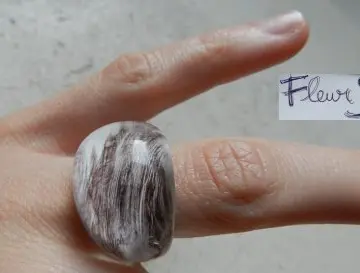 Bague boule plastique, Inconnue
