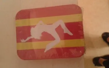 boite colorée, Tampax