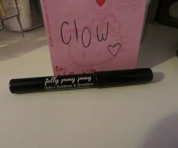 eye liner & shadow, Gelly pong pong
