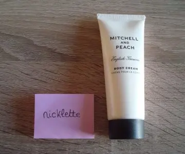Body cream, Mitchell and Peach