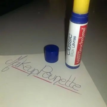 Classic stick lèvres, Mercurochrome
