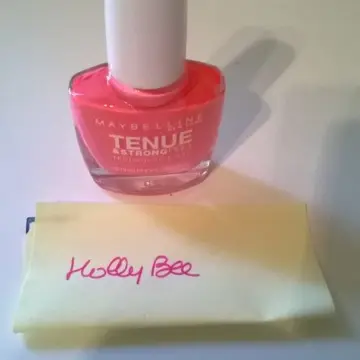 vernis maybelline tenue&strong rose, Maybelline