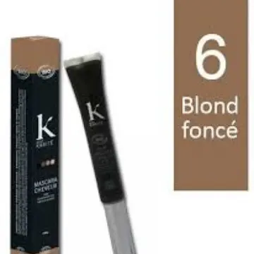 hair mascara cheveux n°6 blond foncé, K pour Karité