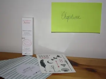 Lot lait nettoyant et tattoo éphémère, Avène