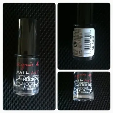 Vernis craquelé noir, Agnès b.
