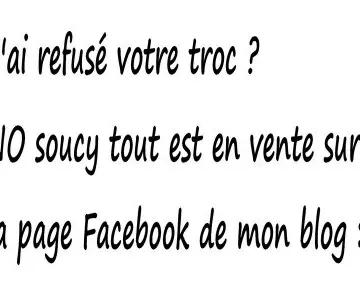 Refus de troc ?, Inconnue