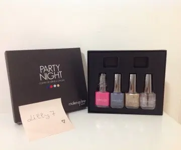 Coffret 4 vernis Party Night, Make Up line Paris