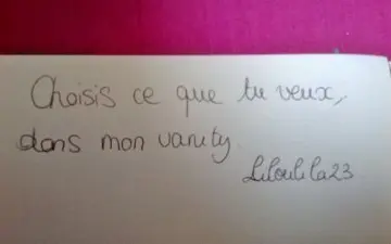 choisis ce que tu veux, Inconnue