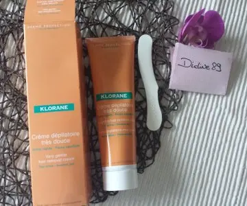 crème dépilatoire douce peaux sensibles, Klorane