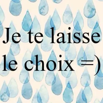 Tu as le choix !, Inconnue