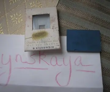 fap mat bleu foncé bio, Elysambre