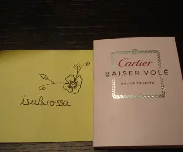 échantillon Baiser Volé, Cartier