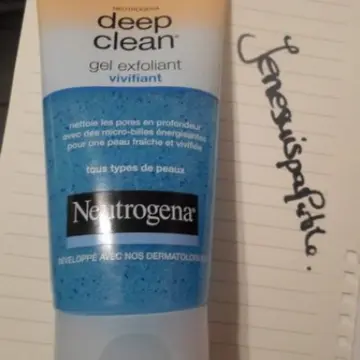 Gel exfoliant   points noirs, pores, Neutrogena
