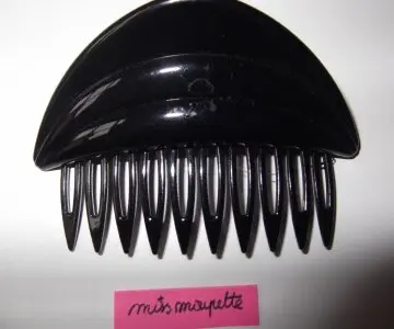 pince  peigne cheveux, Inconnue