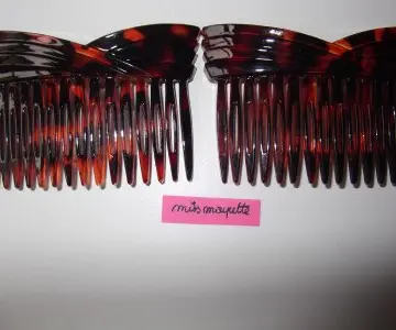 Peigne cheveux style vintage retro, Inconnue