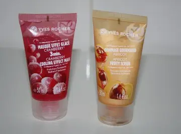 Masque effet glacé + Gommage gourmand Abricot   Y, Yves Rocher
