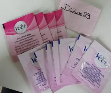 lingettes finition parfaite, Veet