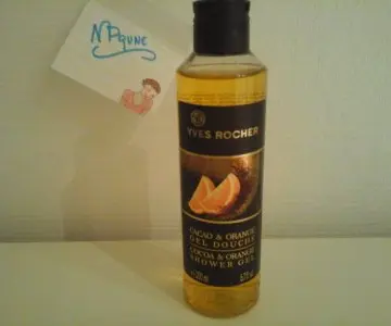 cacao et orange gel douche, Yves Rocher