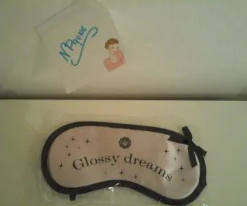 masque de sommeil, Glossybox