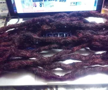 Dreads au crochet burgundy, Inconnue