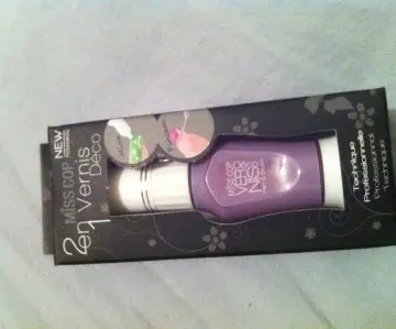 Vernis déco 2 en 1, Miss cop