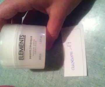 masque nourrissant, Elements