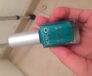 Vernis kilo vert paillete, KIKO
